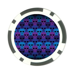 Skull Pattern Wallpaper Poker Chip Card Guard by BangZart