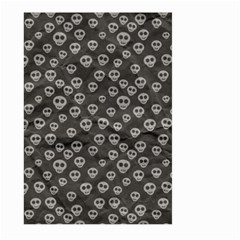 Skull Halloween Background Texture Large Garden Flag (two Sides) by BangZart