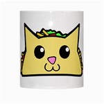 Taco Cat White Coffee Mug Center