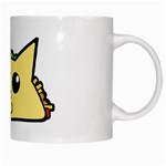 Taco Cat White Coffee Mug Right