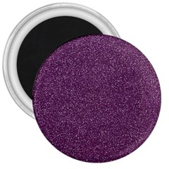 Purple Colorful Glitter Texture Pattern 3  Magnets by paulaoliveiradesign