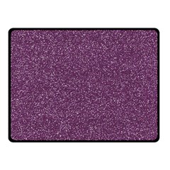 Purple Colorful Glitter Texture Pattern Fleece Blanket (small) by paulaoliveiradesign