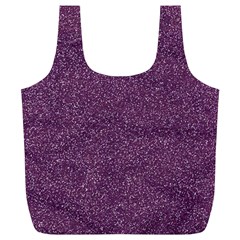 Purple Colorful Glitter Texture Pattern Full Print Recycle Bags (l)  by paulaoliveiradesign