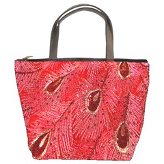 Red Peacock Floral Embroidered Long Qipao Traditional Chinese Cheongsam Mandarin Bucket Bags by BangZart