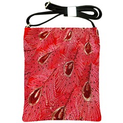 Red Peacock Floral Embroidered Long Qipao Traditional Chinese Cheongsam Mandarin Shoulder Sling Bags by BangZart