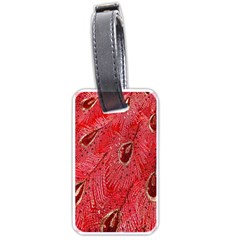 Red Peacock Floral Embroidered Long Qipao Traditional Chinese Cheongsam Mandarin Luggage Tags (one Side)  by BangZart