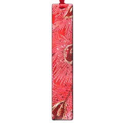 Red Peacock Floral Embroidered Long Qipao Traditional Chinese Cheongsam Mandarin Large Book Marks by BangZart