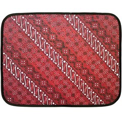 Red Batik Background Vector Double Sided Fleece Blanket (mini)  by BangZart