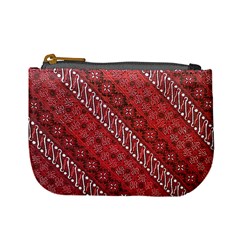 Red Batik Background Vector Mini Coin Purses by BangZart