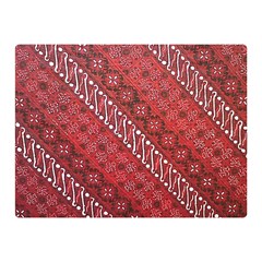 Red Batik Background Vector Double Sided Flano Blanket (mini)  by BangZart