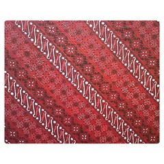 Red Batik Background Vector Double Sided Flano Blanket (medium)  by BangZart