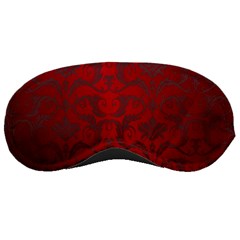 Red Dark Vintage Pattern Sleeping Masks by BangZart