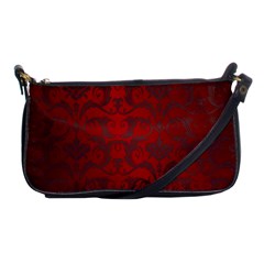 Red Dark Vintage Pattern Shoulder Clutch Bags by BangZart