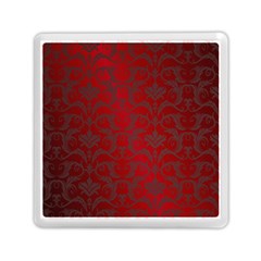 Red Dark Vintage Pattern Memory Card Reader (square)  by BangZart