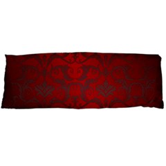 Red Dark Vintage Pattern Body Pillow Case (dakimakura) by BangZart