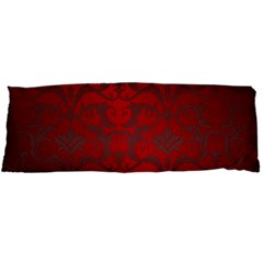 Red Dark Vintage Pattern Body Pillow Case Dakimakura (two Sides)