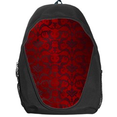 Red Dark Vintage Pattern Backpack Bag by BangZart