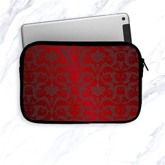 Red Dark Vintage Pattern Apple Ipad Mini Zipper Cases by BangZart