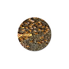 Queen Cup Honeycomb Honey Bee Golf Ball Marker by BangZart