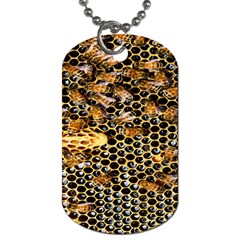 Queen Cup Honeycomb Honey Bee Dog Tag (two Sides) by BangZart