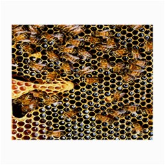 Queen Cup Honeycomb Honey Bee Small Glasses Cloth by BangZart