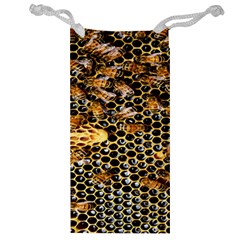 Queen Cup Honeycomb Honey Bee Jewelry Bag by BangZart