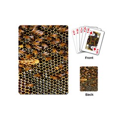 Queen Cup Honeycomb Honey Bee Playing Cards (mini)  by BangZart