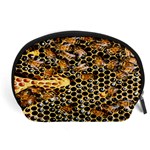 Queen Cup Honeycomb Honey Bee Accessory Pouches (Large)  Front