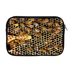 Queen Cup Honeycomb Honey Bee Apple Macbook Pro 17  Zipper Case by BangZart