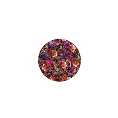 Psychedelic Flower 1  Mini Buttons by BangZart