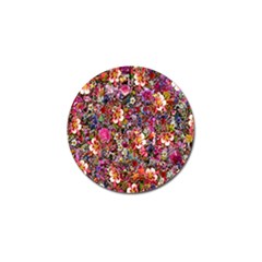 Psychedelic Flower Golf Ball Marker (10 Pack) by BangZart