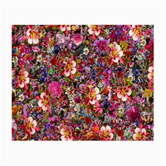 Psychedelic Flower Small Glasses Cloth (2-side) by BangZart