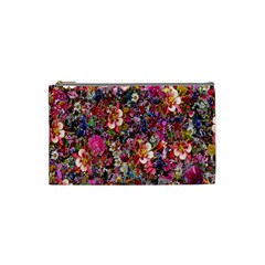 Psychedelic Flower Cosmetic Bag (small)  by BangZart