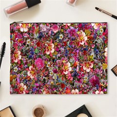 Psychedelic Flower Cosmetic Bag (xl) by BangZart