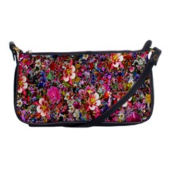 Psychedelic Flower Shoulder Clutch Bags by BangZart