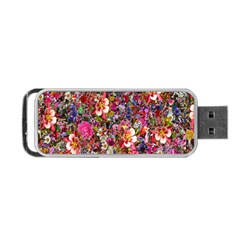 Psychedelic Flower Portable Usb Flash (one Side) by BangZart