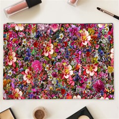 Psychedelic Flower Cosmetic Bag (xxl)  by BangZart