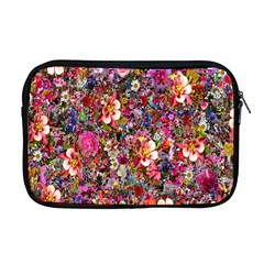 Psychedelic Flower Apple Macbook Pro 17  Zipper Case by BangZart