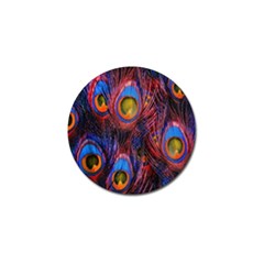 Pretty Peacock Feather Golf Ball Marker (10 Pack) by BangZart