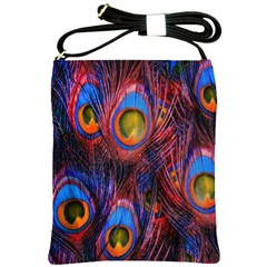 Pretty Peacock Feather Shoulder Sling Bags by BangZart