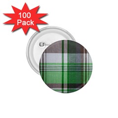 Plaid Fabric Texture Brown And Green 1 75  Buttons (100 Pack)  by BangZart