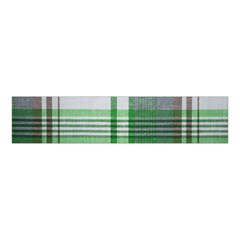 Plaid Fabric Texture Brown And Green Velvet Scrunchie by BangZart