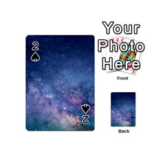 Galaxy Nebula Astro Stars Space Playing Cards 54 (mini)  by paulaoliveiradesign