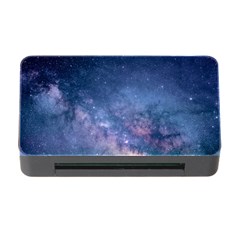 Galaxy Nebula Astro Stars Space Memory Card Reader With Cf by paulaoliveiradesign