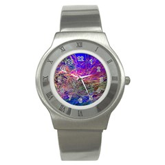 Poetic Cosmos Of The Breath Stainless Steel Watch by BangZart