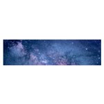 Galaxy Nebula Astro Stars Space Satin Scarf (Oblong) Front