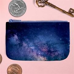 Galaxy Nebula Astro Stars Space Large Coin Purse by paulaoliveiradesign