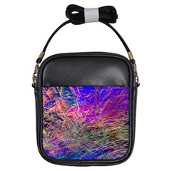 Poetic Cosmos Of The Breath Girls Sling Bags by BangZart