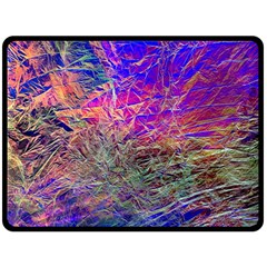 Poetic Cosmos Of The Breath Double Sided Fleece Blanket (large)  by BangZart