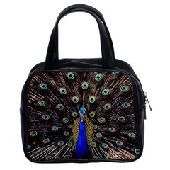 Peacock Classic Handbags (2 Sides) by BangZart